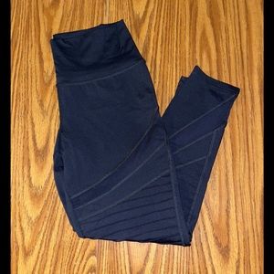 Aerie/American Eagle Black Moto Style Leggings